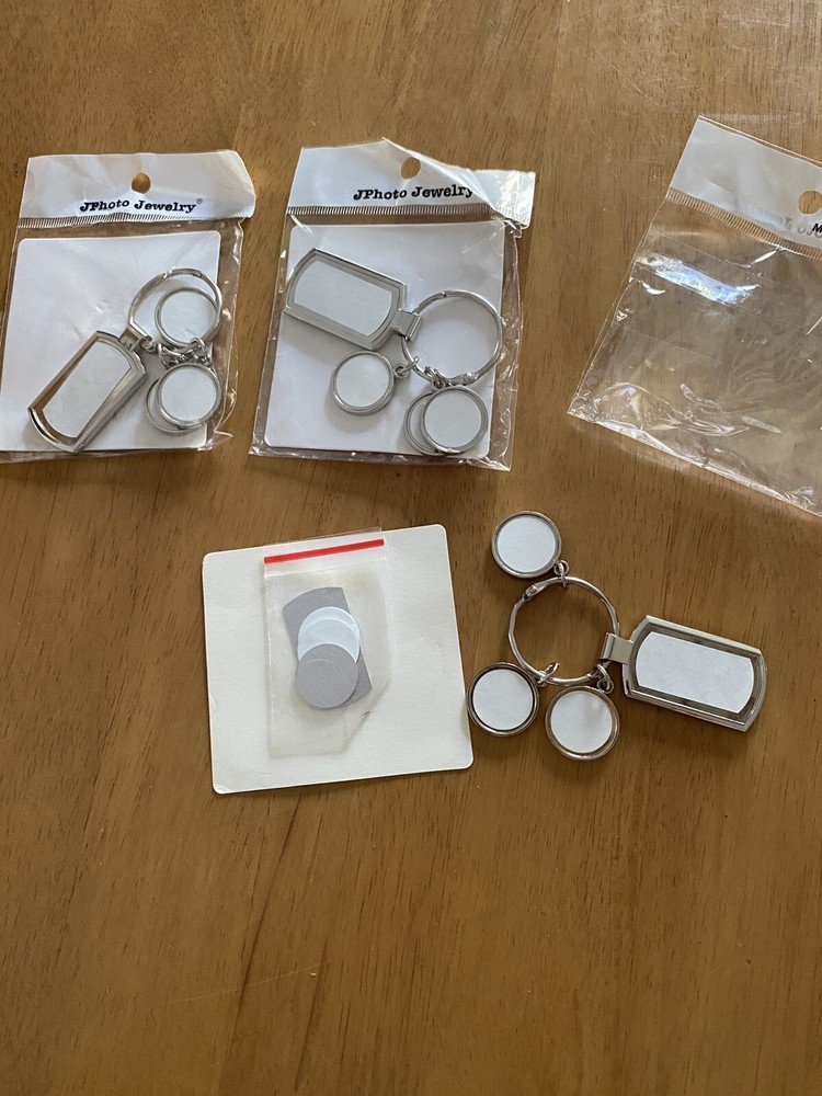 Sublimation keychains. Includes 3.