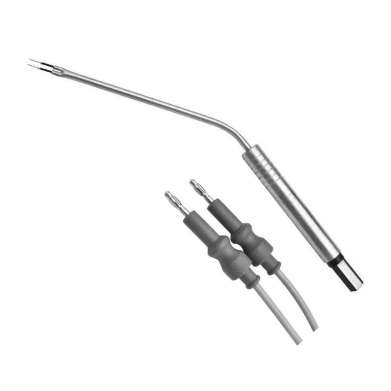 ENT Bipolar Electrode with Cable – Reusable Electrosurgical Tool CE