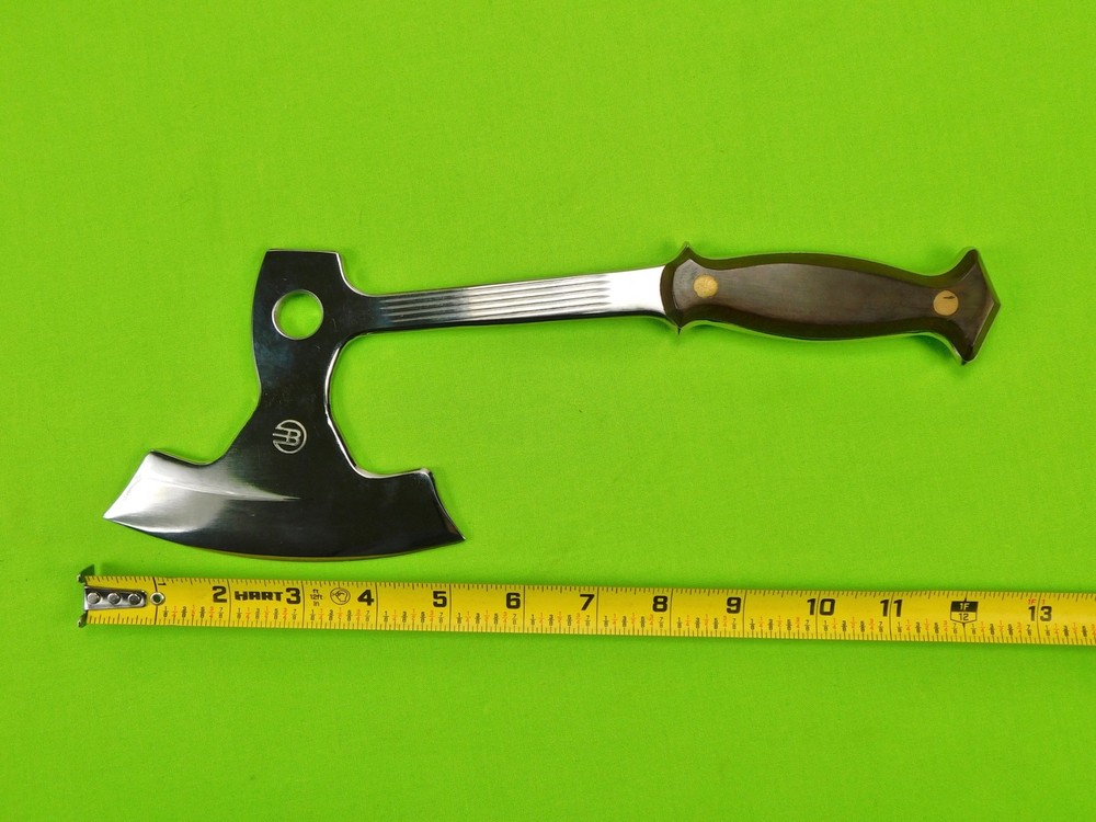 US Custom Made Handmade Small Axe Hatchet w/ Box Maker Marked