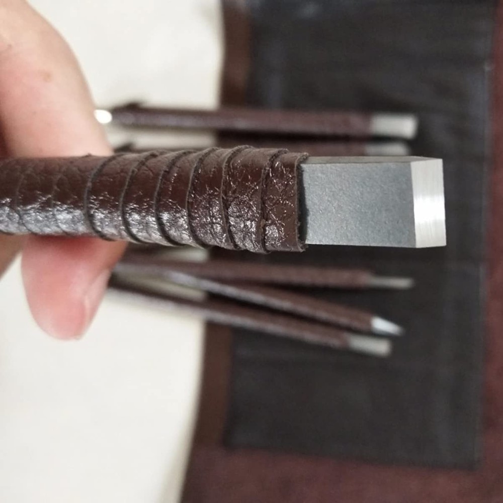 SKYZONAL Stone Carving Tool Set Chisel Kit 8pcs...