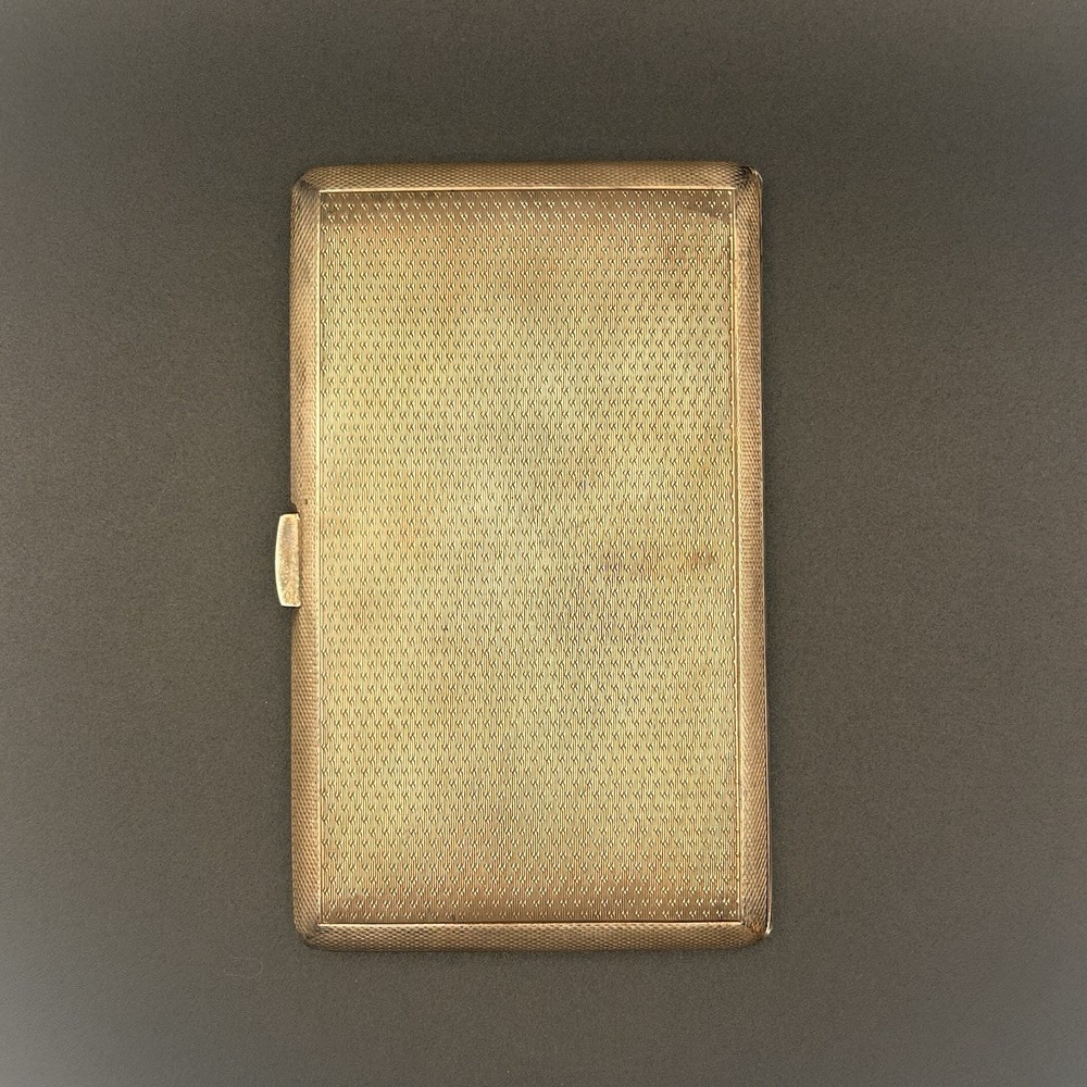191g Solid Sterling Silver Cigarette Case | Birmingham 1962 | Frederick Field