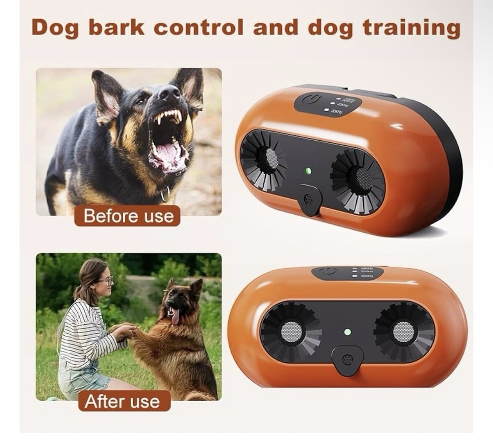 Bsemax Anti Bark Device | 3 Modes | 50ft Range Rechargeable Dog Bark Control