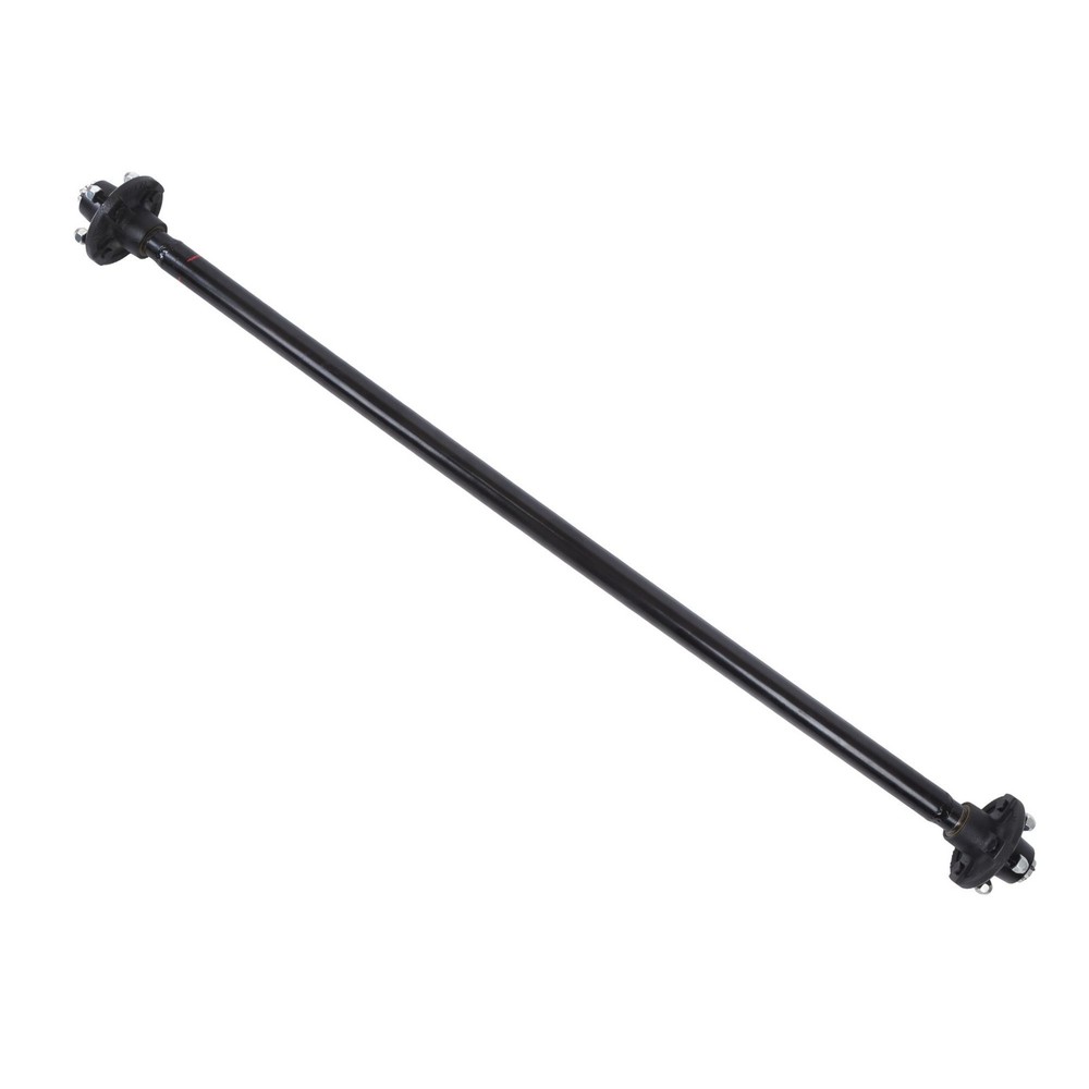 2K 2000lbs Trailer Axle 4 lug-4' 56.5' Hub Face 46.5' Spring Center w/ U-Bolt