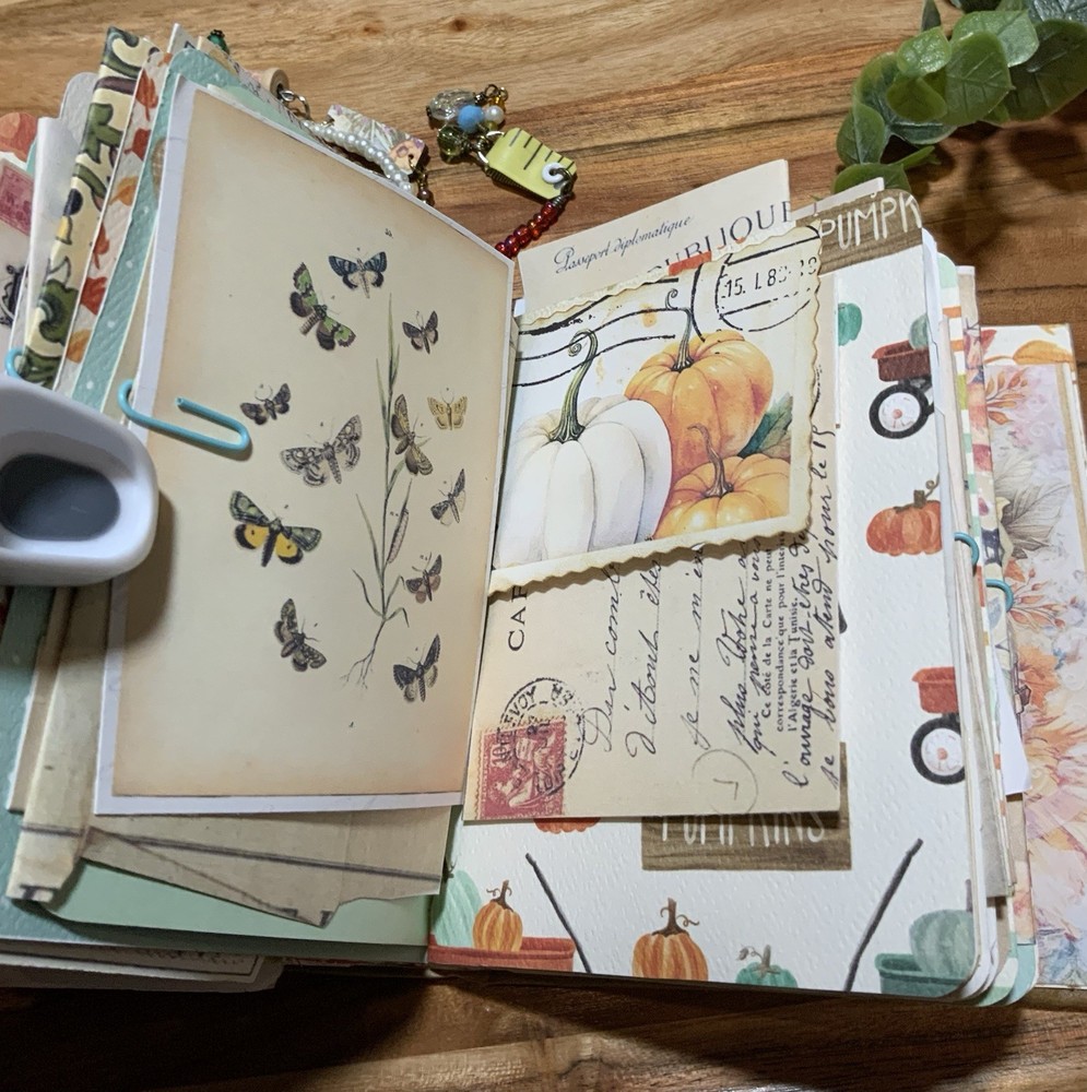 Autumn Fall Handmade Junk Journal