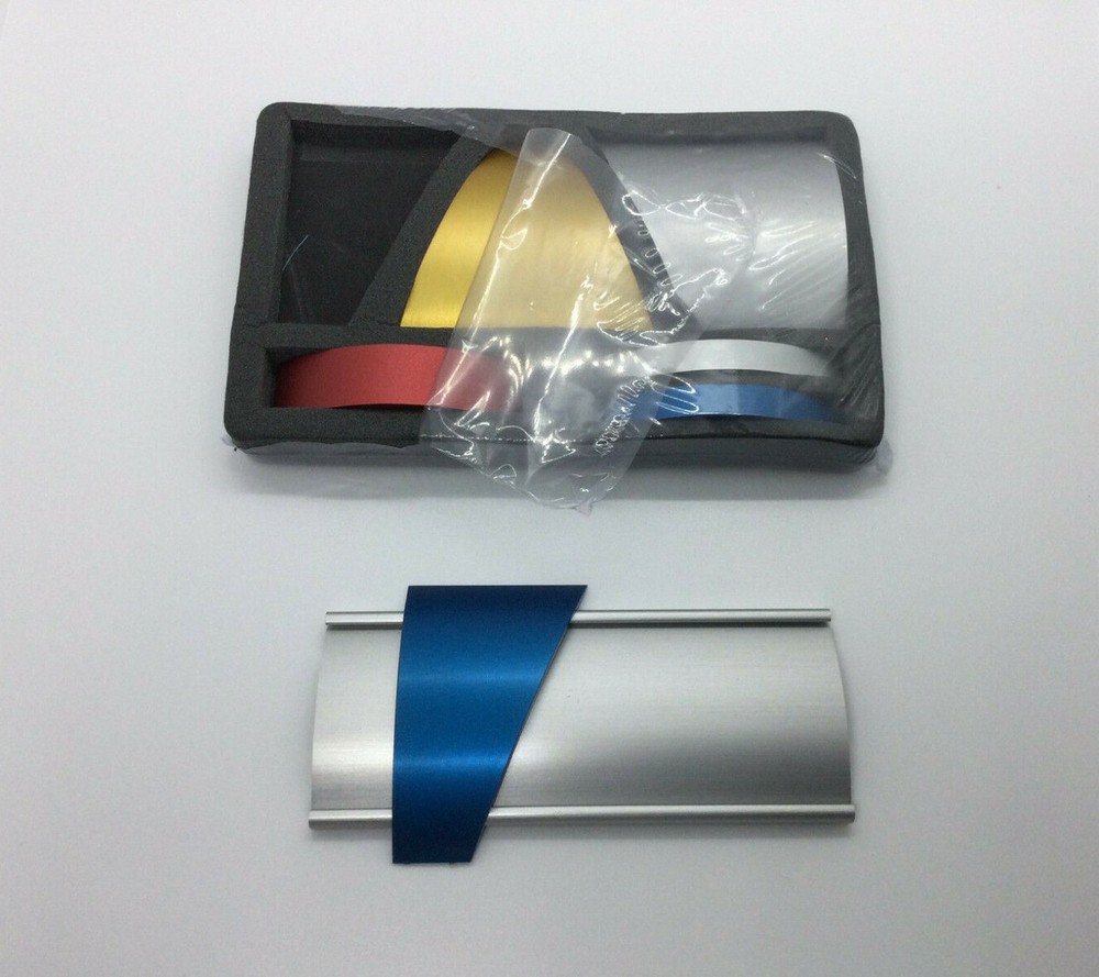 Mirtec Accentia Curved Anodized Aluminum Sign Frame Component Samples Accents