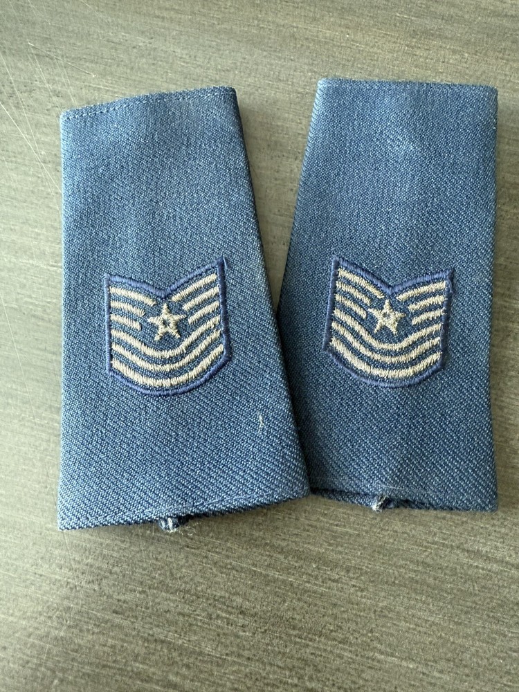 🇺🇸 US Air Force USAF - MASTER SERGEANT - Rank Epaulet - Vintage