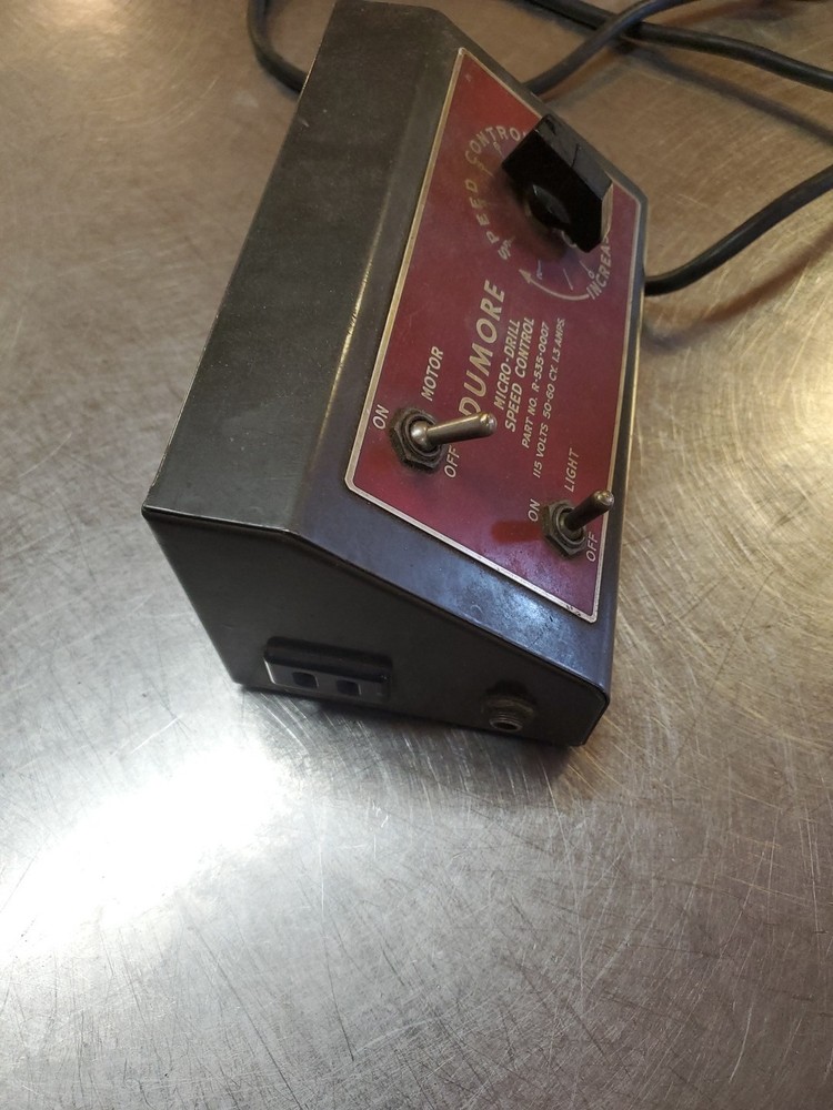 Dumore Micro Drill Speed Control