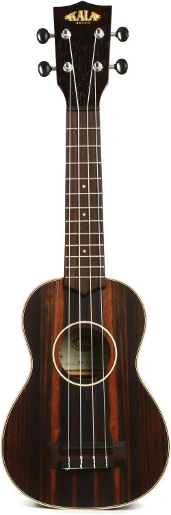 Kala KA-EBY-S Soprano Ukulele - Striped Ebony