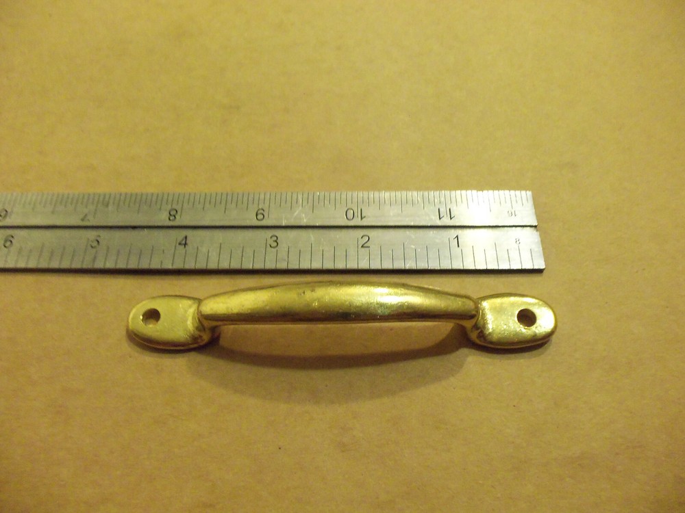 Solid Brass Window Sash Lifts Drawer Pull Handles (Set Of 4)