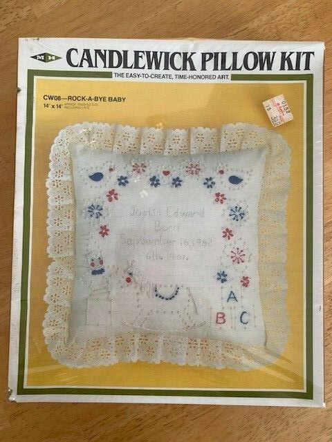 Candlewick Pillow Kit Baby NEW Sealed