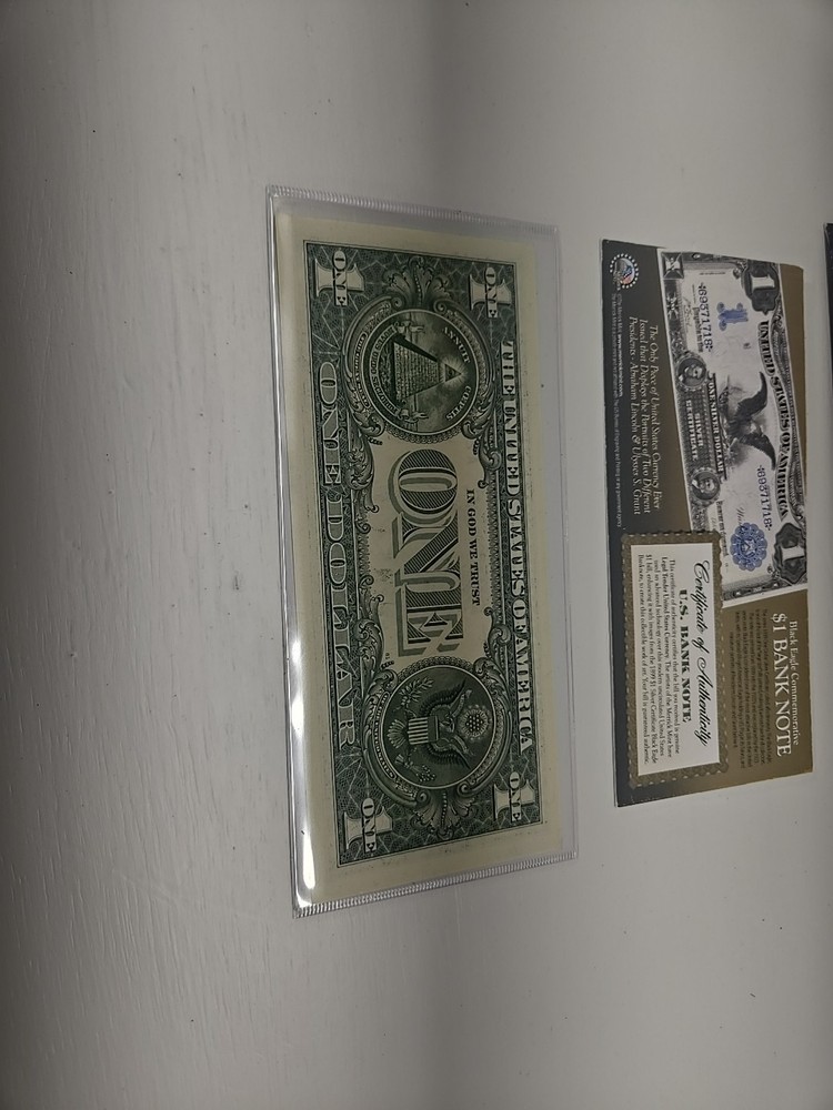 Black Eagle Commemorative $1 Silver Certificate