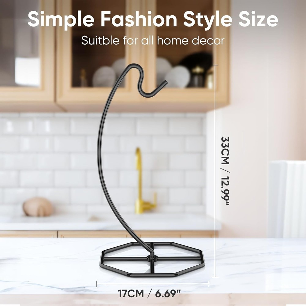 2-Pack Metal Banana Holder Stand Kitchen Counter Rack