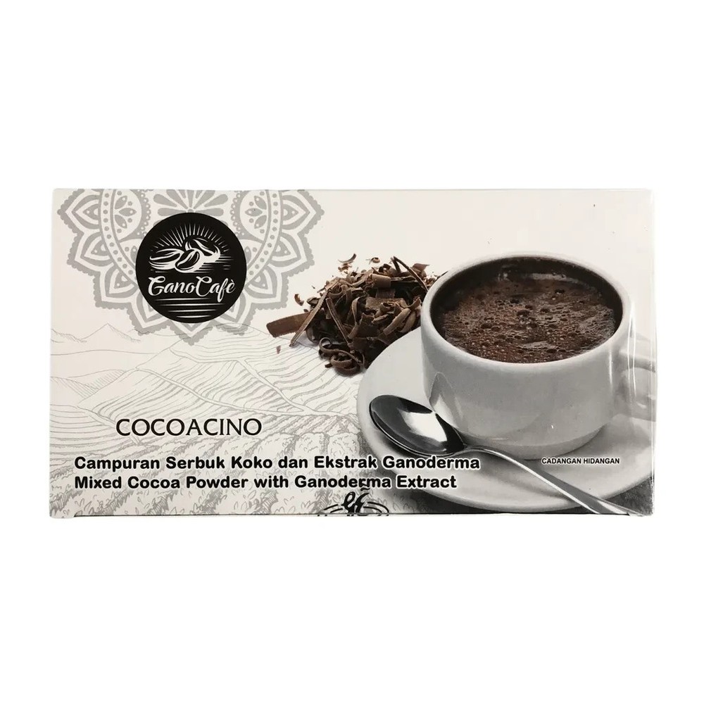 Gano Cafe Cocoacino Mixed Cocoa Powder With Ganoderma Extract 1 box EXP:07/2026