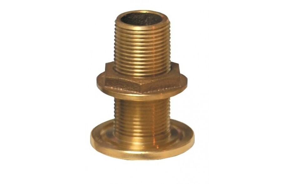 Groco 3/4" NPS NPT Combo Bronze Thru Hull