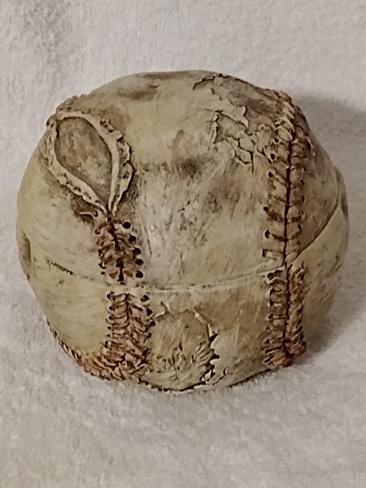 Softball decorative container For Storage, Holds, Keys, Coins Whatever. Nice