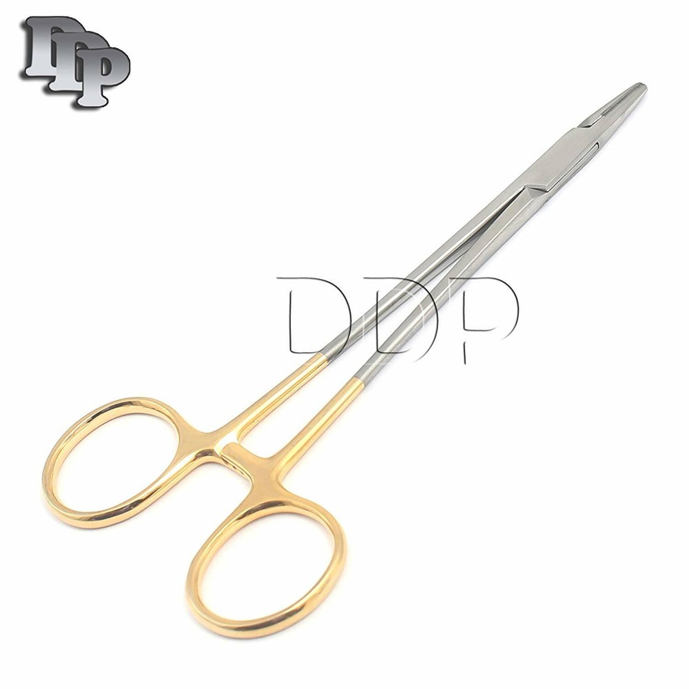 T/C O.R GRADE WEBSTER NEEDLE HOLDER DRIVER 4.5" SMOOTH PLAIN JAWS