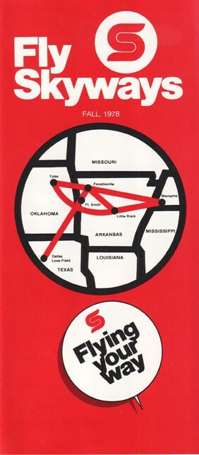 Skyways timetable 1978/Fall