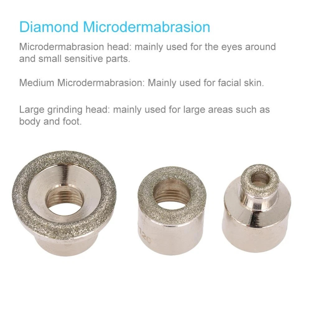 6pcs Microdermabrasion Diamond Replacement Tips Micro Dermabrasion Peeling Wands
