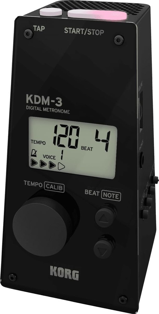 Digital Metronome with Memory Backup & Auto PowerOff  Black