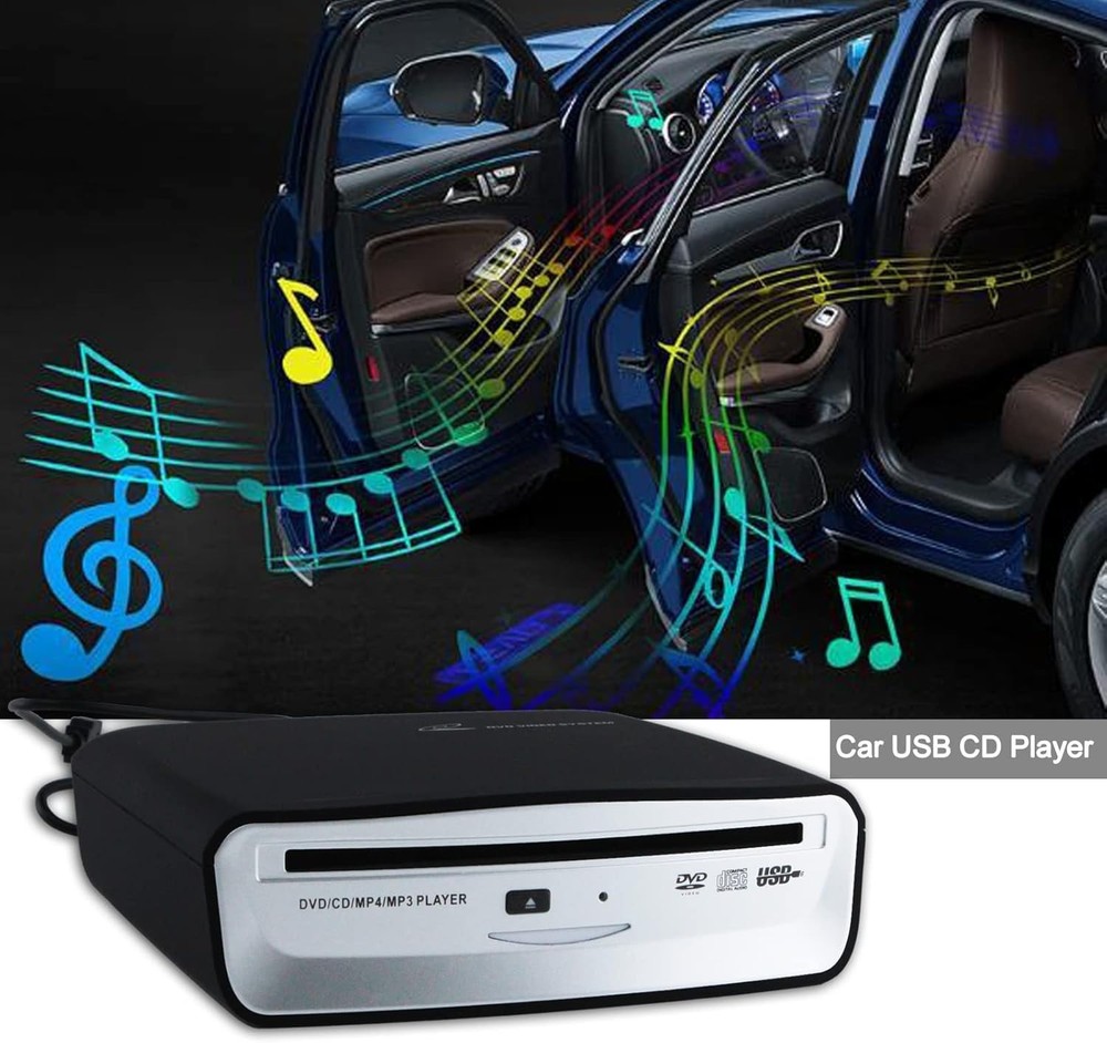 Compatible with Android Car Navigation - USB CD Player