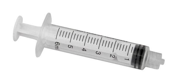 Luer Lock Syringes - 6cc (Pkg. 100)