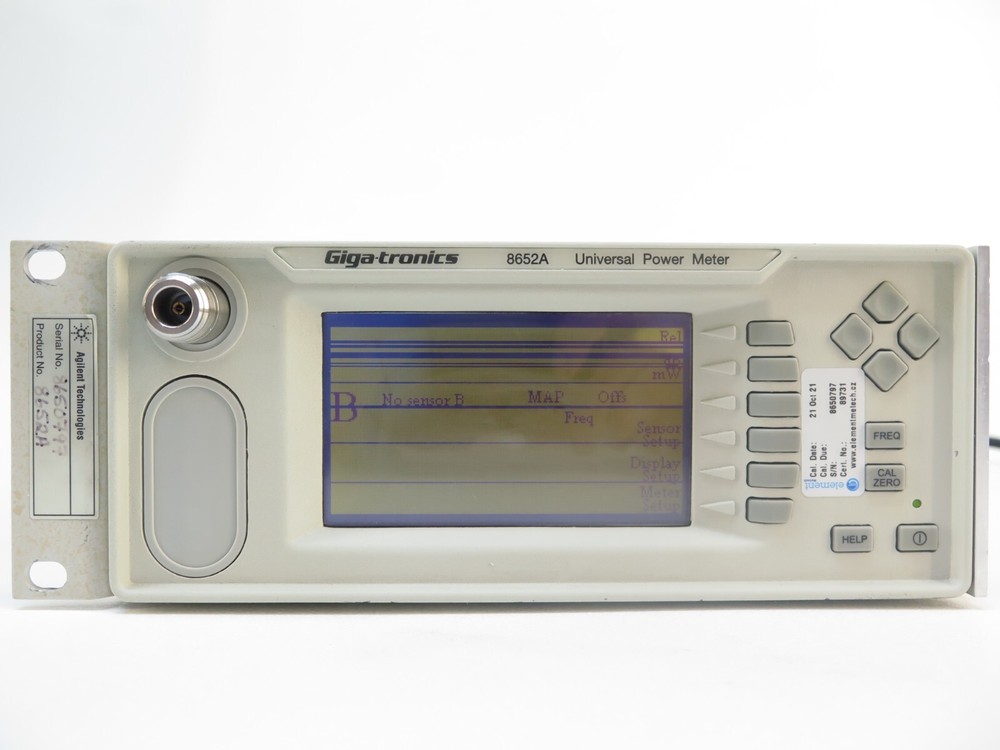 Gigatronics 8652A Universal RF Power Meter Options 12, 14