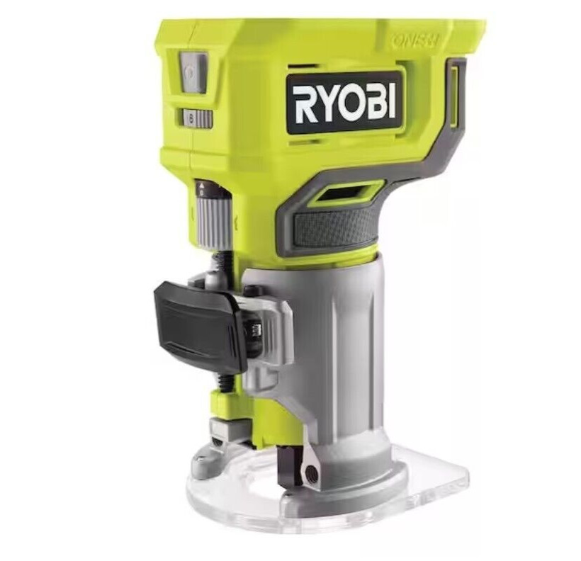 New Ryobi PCL424B ONE+ 18V Cordless Compact Fixed Base Router (Tool Only)