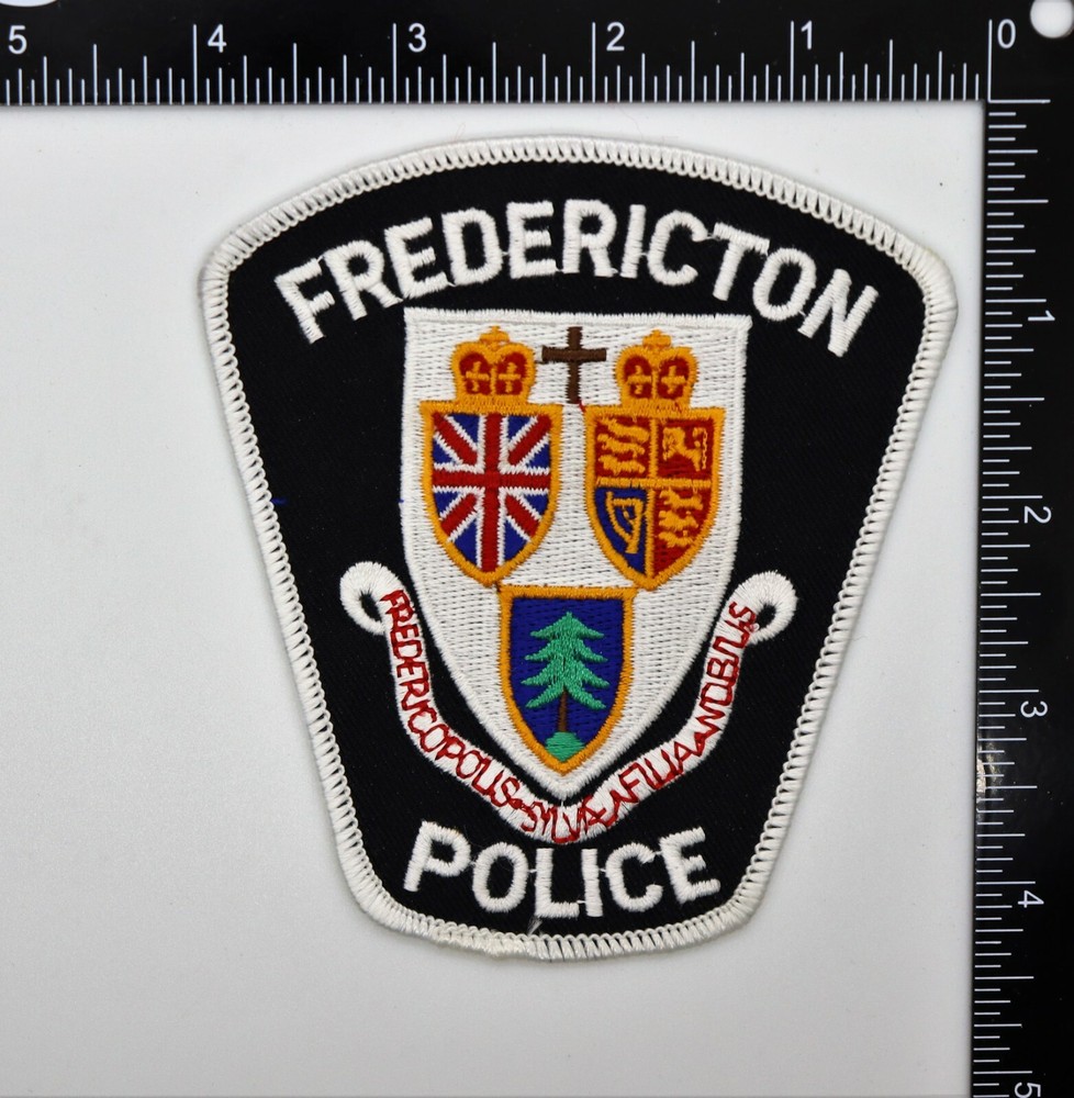 FREDERICTON CANADA POLICE PATCH Vintage Original
