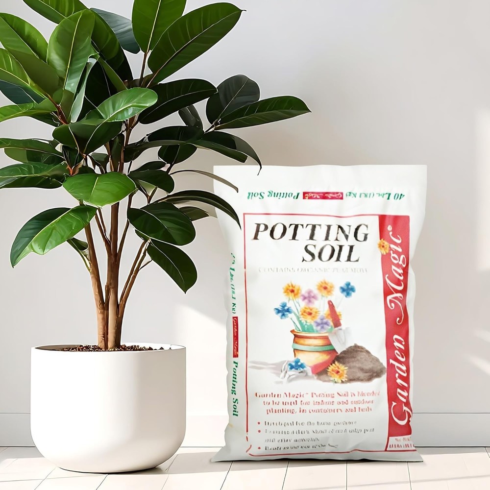 Moisture Retaining 40lbs Peat-Based Soil for Thriving Plants Anytime, Anywhere