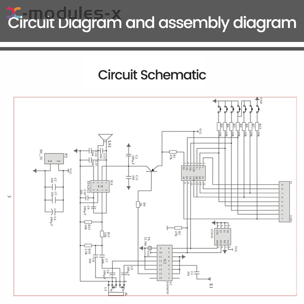 Programming Digital Stereo Radio DIY Kit For Electronic Skill Teaching Practice