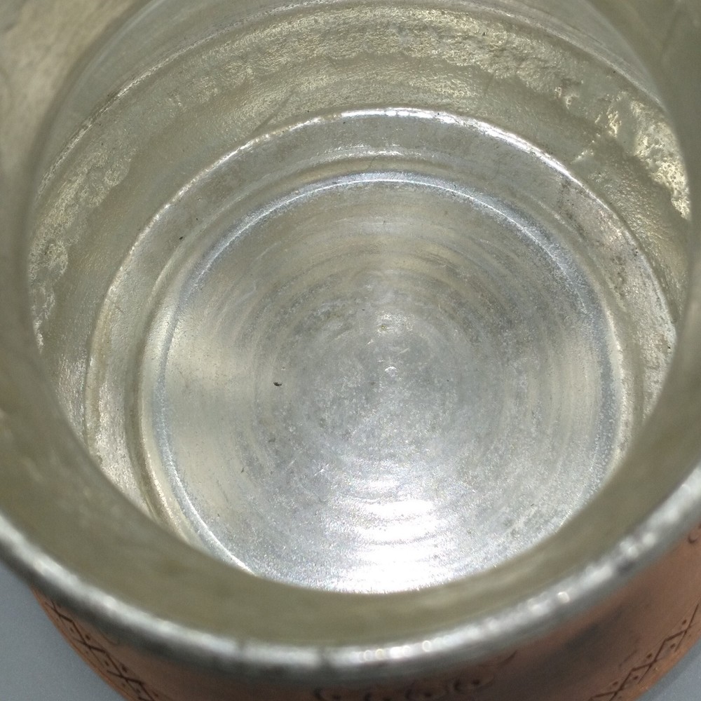 Crystalia Copper Coffee Cezve Brass Handle