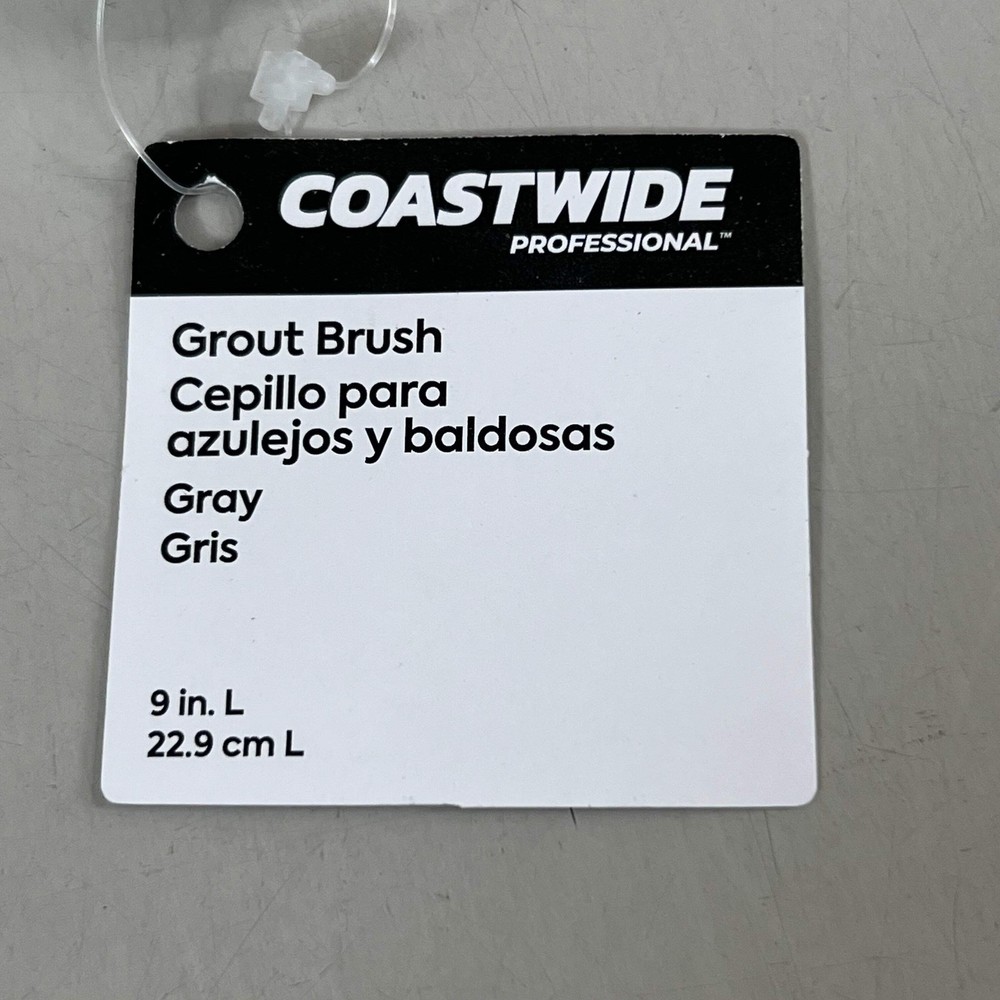 COASTWIDE (8 Pack) Grout Brush 9" Gray