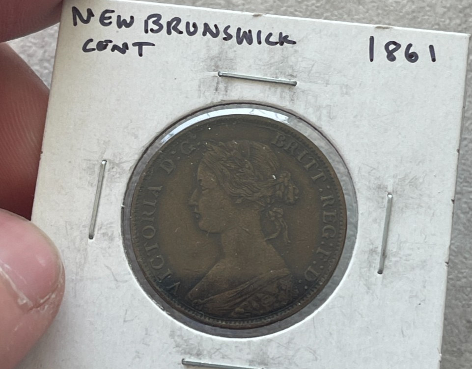 1861 New Brunswick 1 One Cent L2