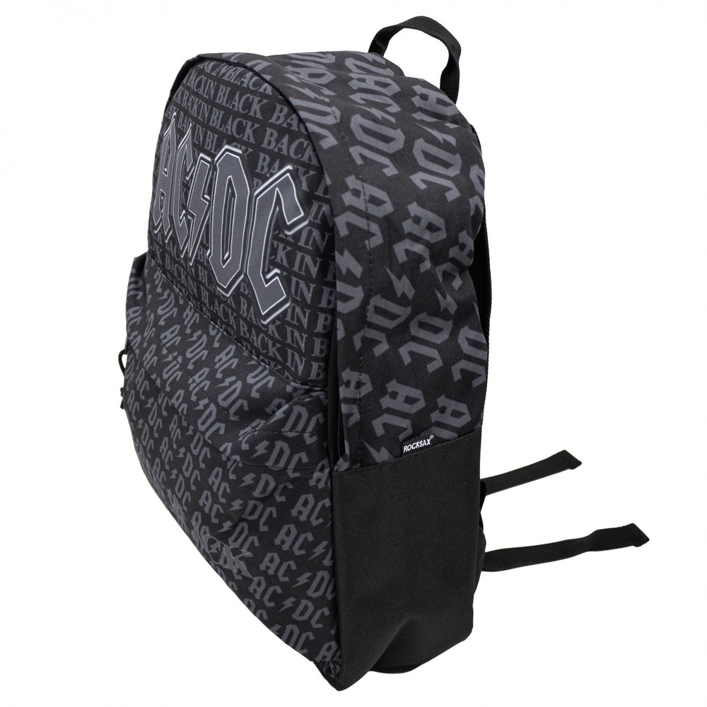 AC/DC Back in Black ROCKSAX Rucksack Backpack Black