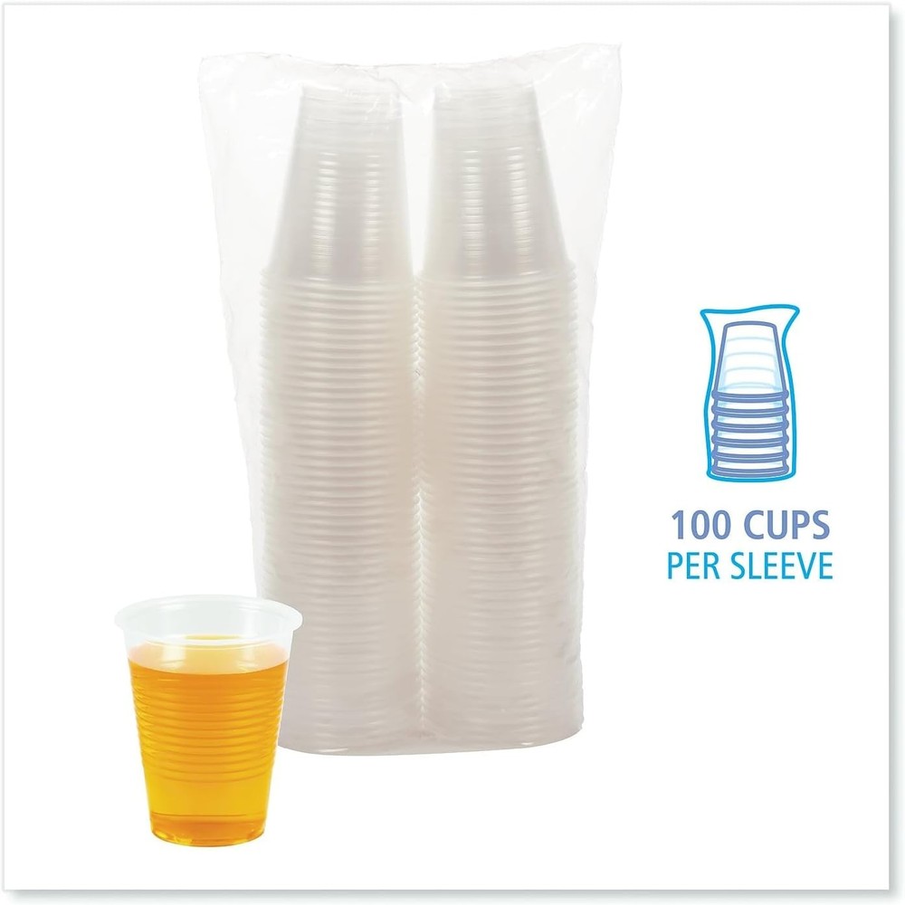 Boardwalk - BWKTRANSCUP10PK - Translucent Plastic Cold Cups
