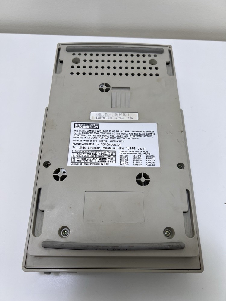 NEC MultiSpin 3Xp Plus CD-ROM CDR-401 - Not Tested