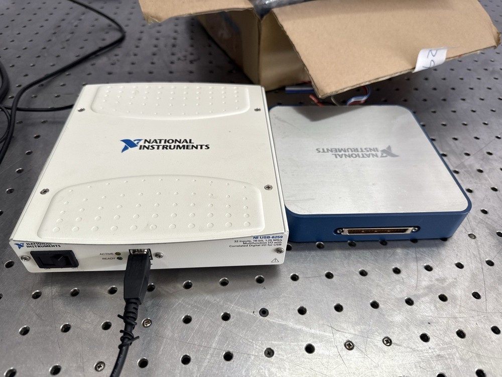NI USB-6259 DAQ w/ SCB-68A Connector Block – Tested Working