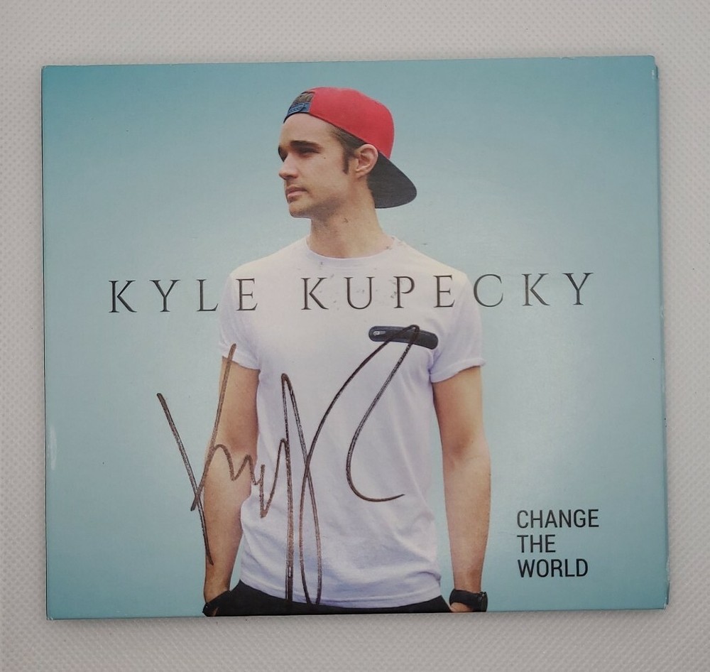 AUTOGRAPHED Kyle Kupecky - Change the World (CD, 2016)