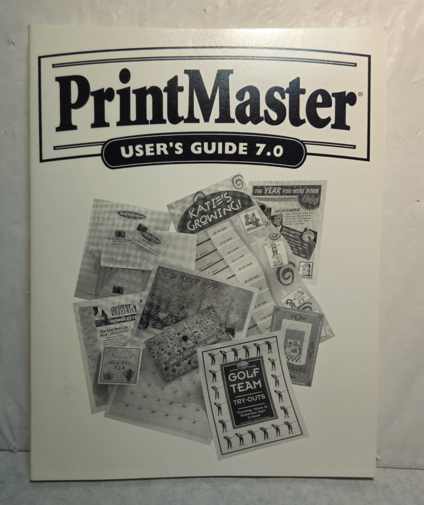 PrintMaster Premier 7.0 • Windows Graphics Desktop Publishing Software • 1998