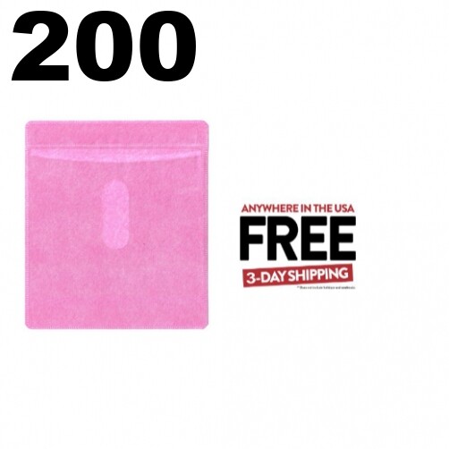 200 CD Double-sided Plastic Sleeve Pink **1-3 DAYS