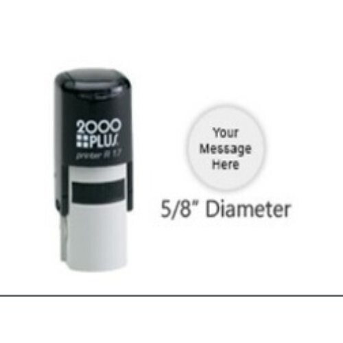 Cosco 2000 Plus Printer R17 Customiz with Text / Logo Round self ink Stamp - R17