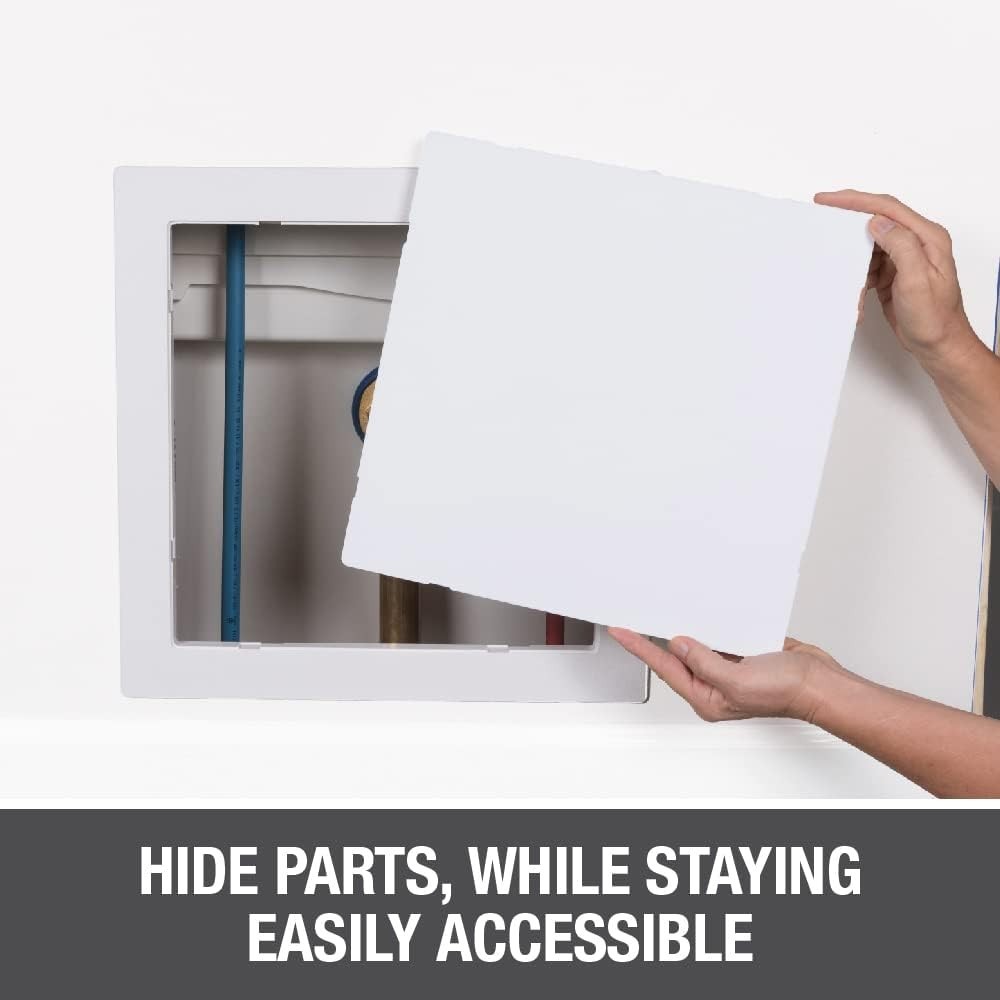 Versatile 14-Inch Access Panel, White - Conceal Utilities with Ease and Style