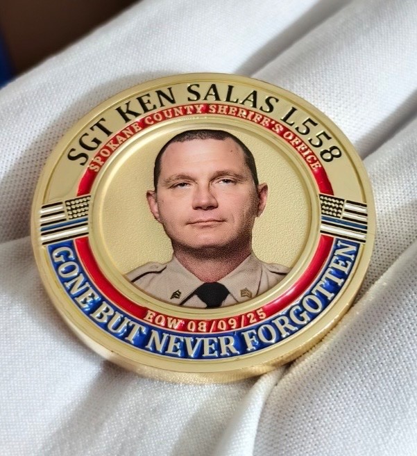 Spokane County Sheriff challenge coin