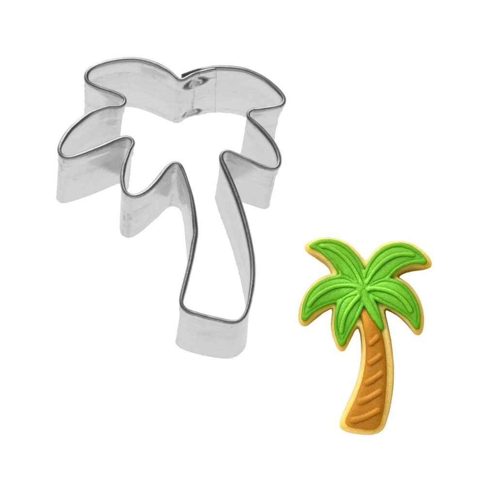 Mini Palm Tree 1  5/8'' Cookie Cutter Metal