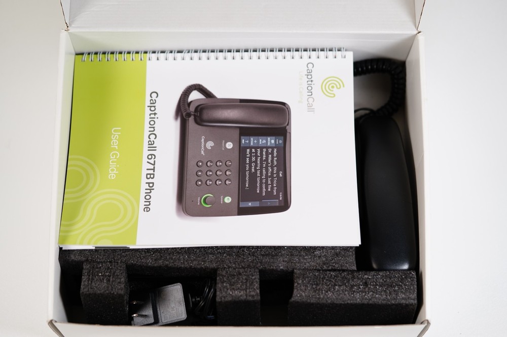 Caption Call Phone Hearing Impaired Touch Screen Model 78T Office