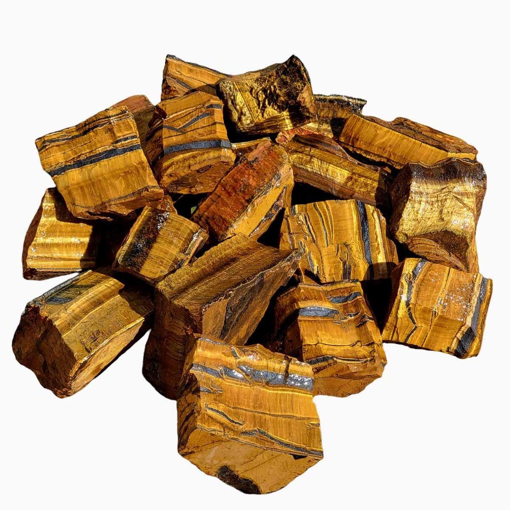 Random Pull Golden Tiger's Eye Rough! Chatoyant Display!