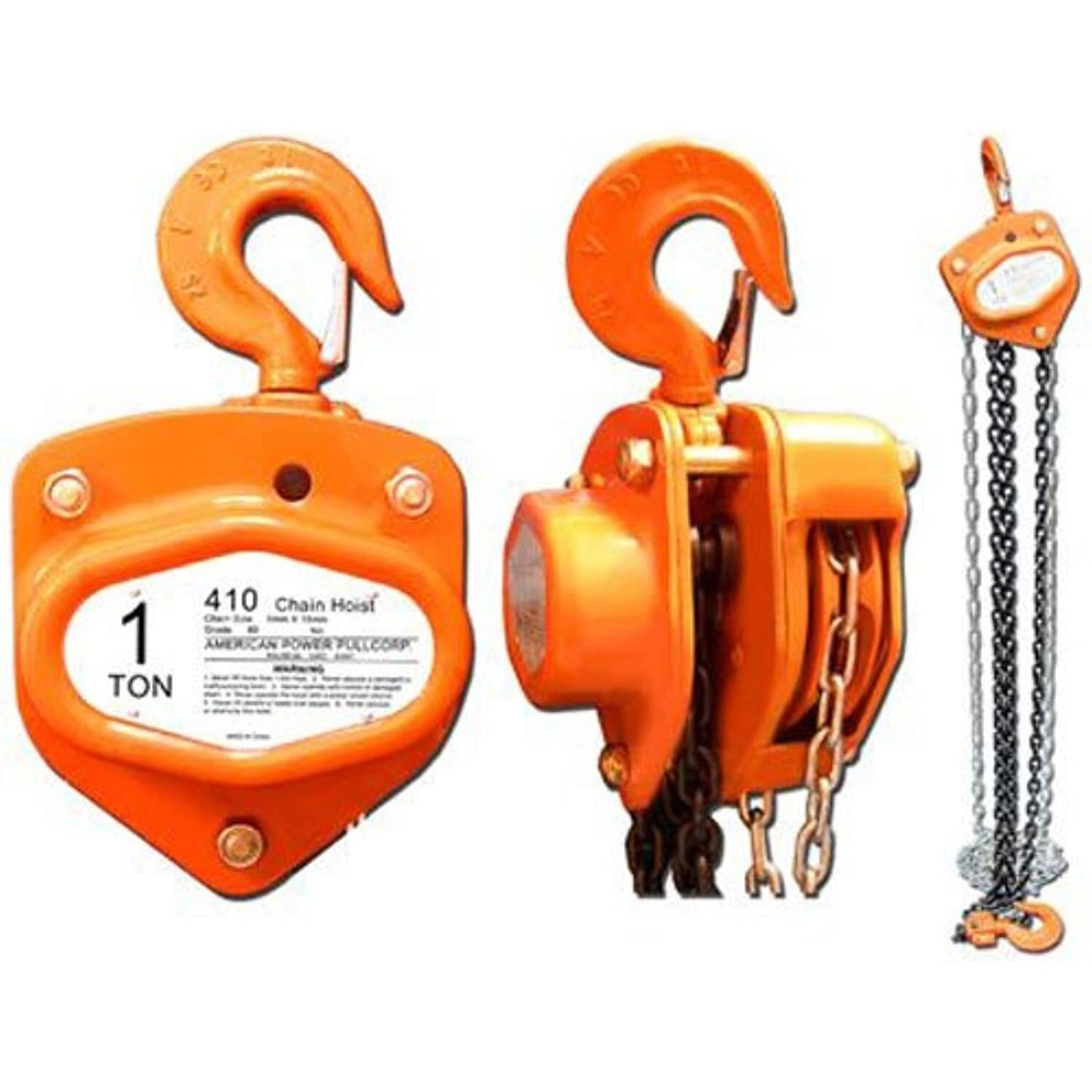 AMERICAN POWER PULL CORP 410 Chain Block, 1-Ton