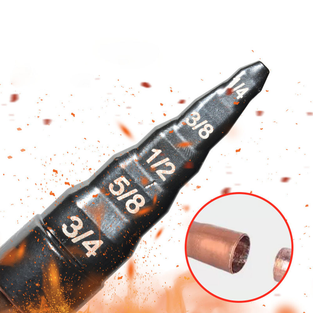 Copper Manual Pipe Expander Drill Bit 5 in 1 HVAC Swage Tool