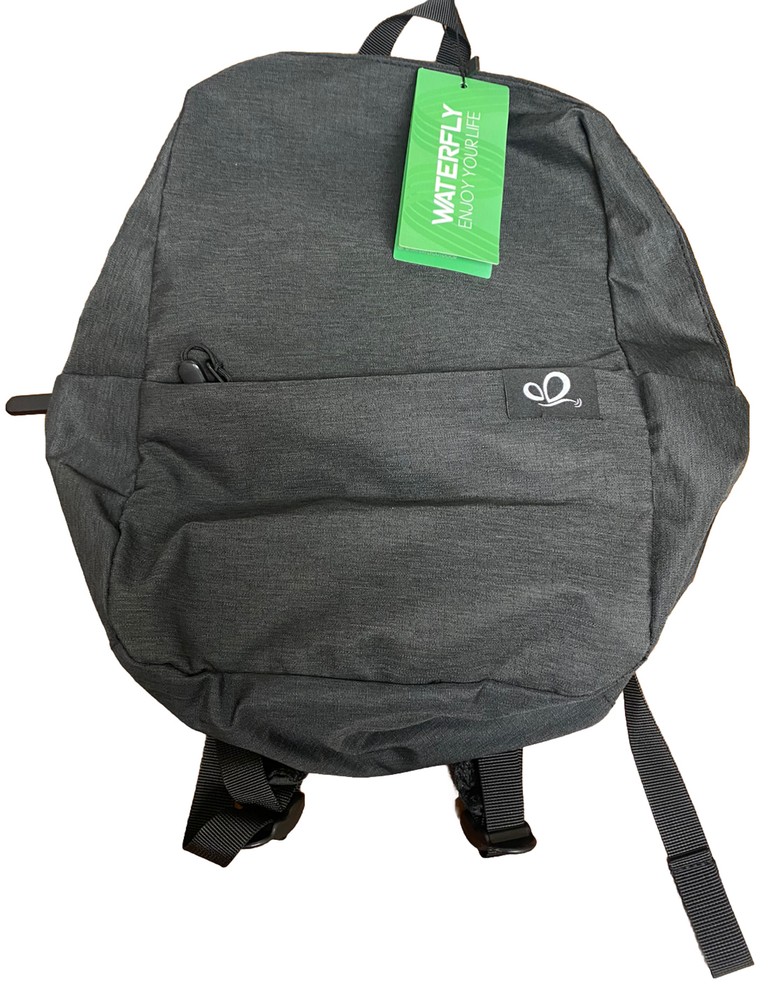 WATERFLY Basic Lightweight Backpack Dark Grey
