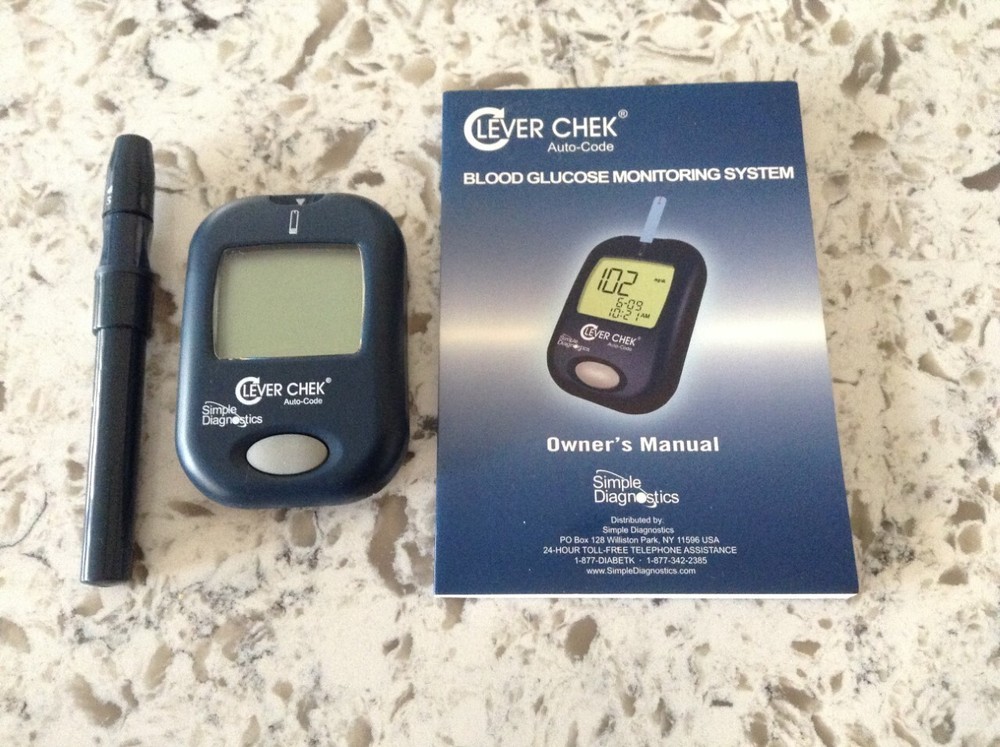 Clever Chek Auto-code Blood Glucose Meter W/Lancing Device